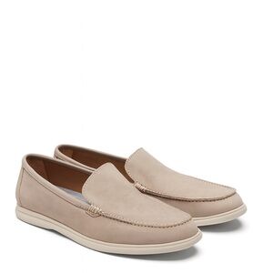 Johnnie-O Malibu Mens 9.5M Tan Suede Slip-on Moccasin Loafers
